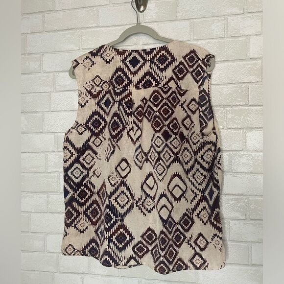 Forever 21 Plus Women’s Boho Western Geo Tank Plus Size XL - Picture 5 of 12